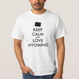  KEEP KALM EN VERLIES WYOMING T-SHIRT