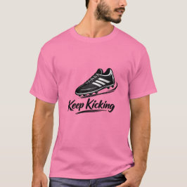Keep Kicking Voetbalschoen T-Shirt