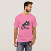 Keep Kicking Voetbalschoen T-Shirt (Voorkant volledig)