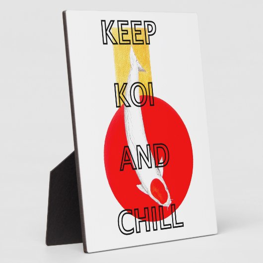 KEEP KOI EN CHILL FOTOPLAAT (Zijkant)