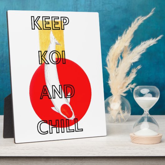 KEEP KOI EN CHILL FOTOPLAAT (Zijkant)