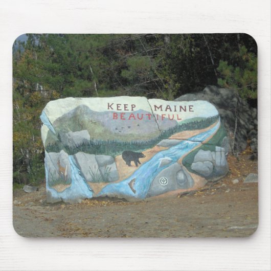 Keep Maine Beauful Mousepad Muismat (Voorkant)