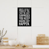 Keep Making It Happen - Motivational Poster (Keuken)