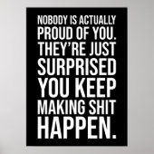 Keep Making It Happen - Motivational Poster (Voorkant)