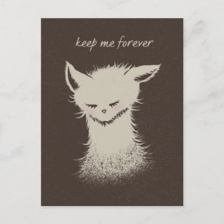Keep Me Forever Rescue Kat Shelter Kitten Adoptie Briefkaart