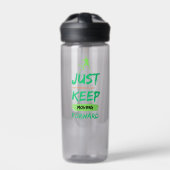 Keep Moving Forward Sportwaterfles Waterfles (Voorkant)