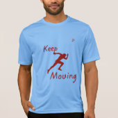 Keep Moving High-Performance Gym T-Shirt (Voorkant)