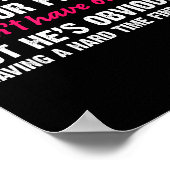 Keep My Husband In Your Prayers Funny Saying Quote Poster (Hoek)