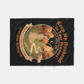 Keep My Husband In Your Prayers I Don't Have One Y Fleece Deken (Voorkant (Horizontaal))