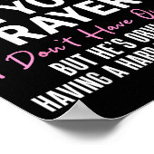 Keep My Husband In Your Prayers I Don't Have One Y Poster (Hoek)