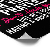 Keep My Husband In Your Prayers I Don't Have One Y Poster (Hoek)