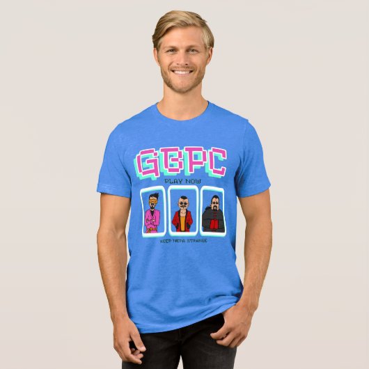 Keep NEPA Weird Tri-Blend Shirt (Voorkant volledig)