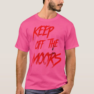 Keep Off the Moors Een Amerikaanse weerwolf in Lon T-shirt