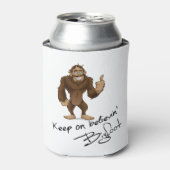 Keep On Believin' Bigfoot-handtekening Blikjeskoeler (Blikje Voorkant)