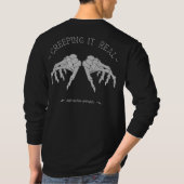'Keep On Creepin' on' Tattoo stijl T-Shirt (Achterkant)