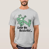 Keep on resisting with the Portland frog T-shirt (Voorkant)
