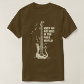 Keep On Rockin in the Free World T-shirt (Design voorkant)
