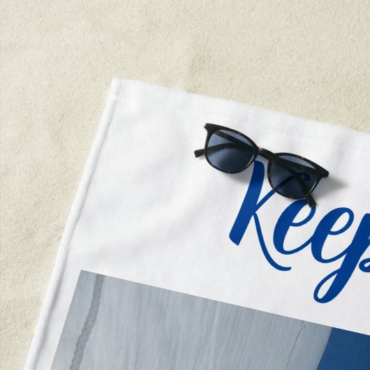 Keep on Sailin' Beach handdoek (In situ)