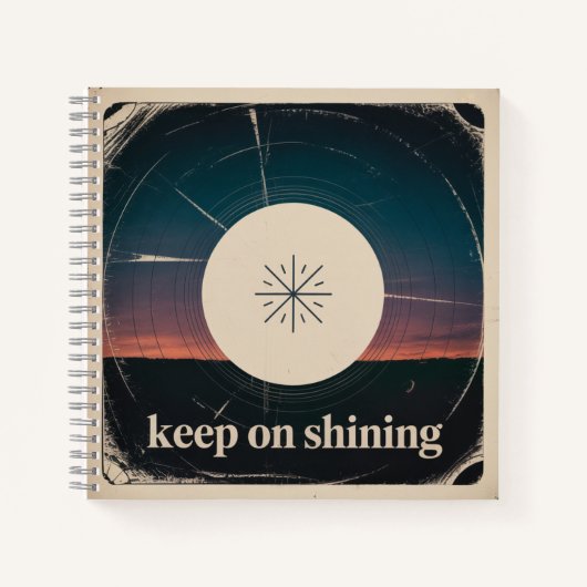 Keep On Shining Notitieboek (Voorkant)