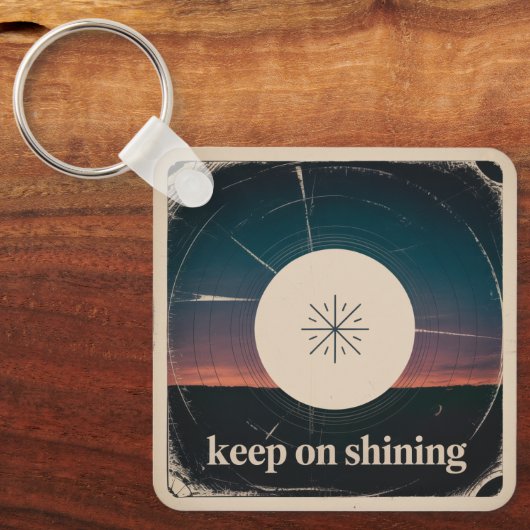 Keep On Shining Sleutelhanger (Voorkant)