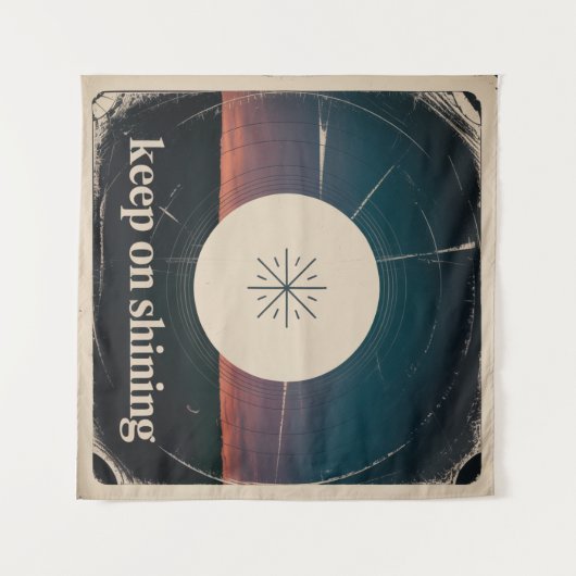 Keep On Shining Wandkleed (Voorkant (horizontaal))