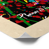 Keep On Splattering Paint Splatter Poster (Hoek)