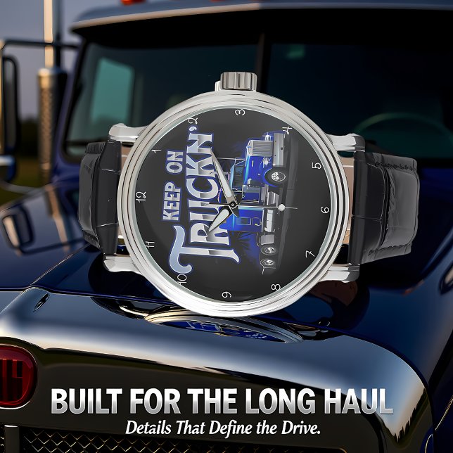Keep On Truckin' Blue Rig Horloge (Creator heeft geüpload)
