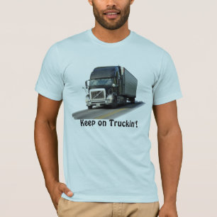 "Keep on Truckin'" vrachtwagenchauffeur T-shirt