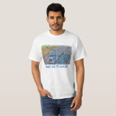 "Keep on Truckin'" vrachtwagenchauffeur T-shirt (Voorkant volledig)