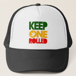 Keep one rolled - Herb Rasta Reggae - Trucker Cap