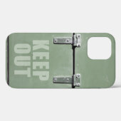 Keep out metalen deur Case-Mate iPhone hoes (Achterkant (horizontaal))