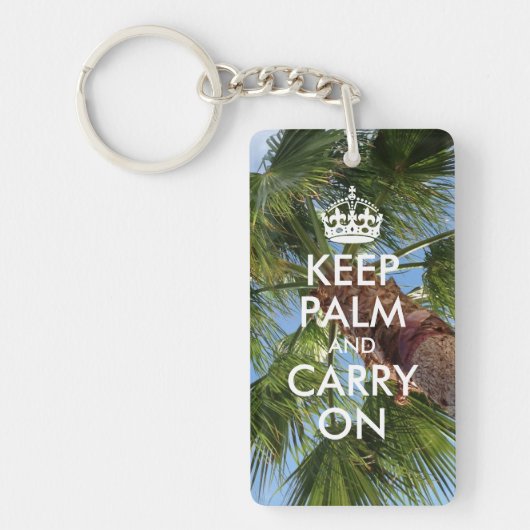 Keep Palm en Ga Door Sleutelhanger (Voorkant)