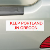 Keep Portland in Oregon Bumpersticker (Op auto)