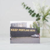 Keep Portland Weird Briefkaart (Staand voorkant)
