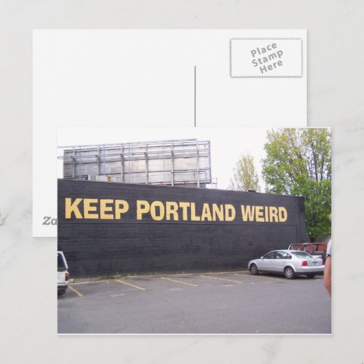Keep Portland Weird Briefkaart (Voorkant / Achterkant)