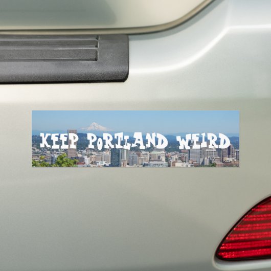 Keep Portland Weird Bumpersticker (Op auto)