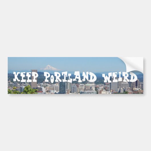 Keep Portland Weird Bumpersticker (Voorkant)