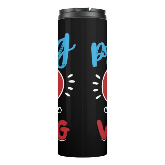 Keep Praying God Is Working Thermosbeker (Achterkant)