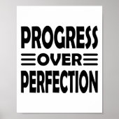 Keep Progressing | Growth Before Perfection Poster (Voorkant)