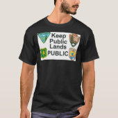 KEEP PUBLIC LANDS PUBLIC Classic T-Shirt (Voorkant)