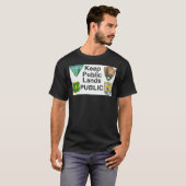 KEEP PUBLIC LANDS PUBLIC Classic T-Shirt (Voorkant volledig)