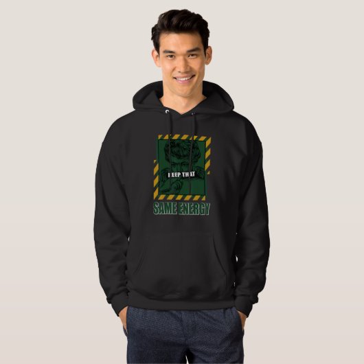 Keep Same Energy JD 1 Mid Sonics Noble Green Polle Hoodie (Voorkant volledig)