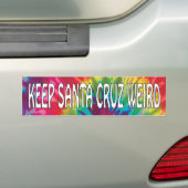 Keep Santa Cruz Weird Bumpersticker (Op auto)