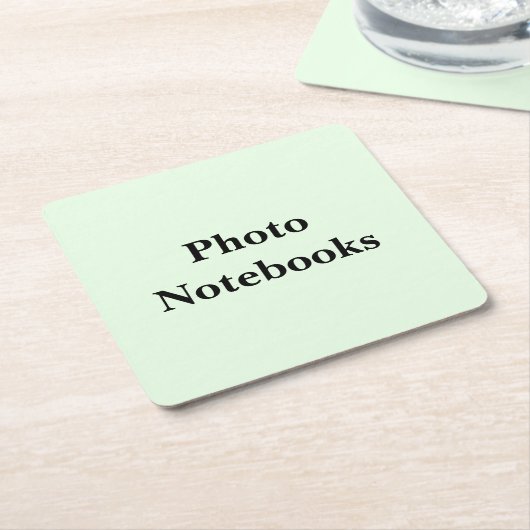 Keep Scrolling to See These Photo Notebooks -  Kartonnen Onderzetters (Schuin)