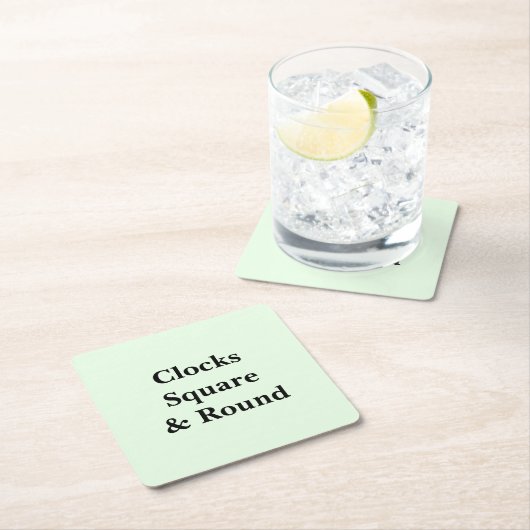 Keep Scrolling to See These Photo Wall Clocks  Kartonnen Onderzetters (Insitu)