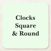 Keep Scrolling to See These Photo Wall Clocks  Kartonnen Onderzetters (Voorkant)