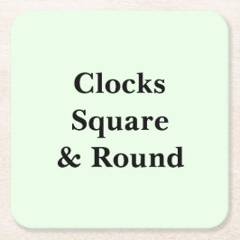 Keep Scrolling to See These Photo Wall Clocks  Kartonnen Onderzetters