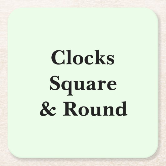 Keep Scrolling to See These Photo Wall Clocks  Kartonnen Onderzetters (Voorkant)