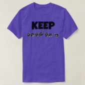 KEEP SMILING ASL Sign Language Design 1 T-shirt (Design voorkant)