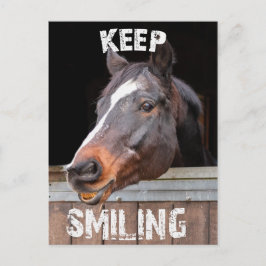 Keep Smiling! Briefkaart